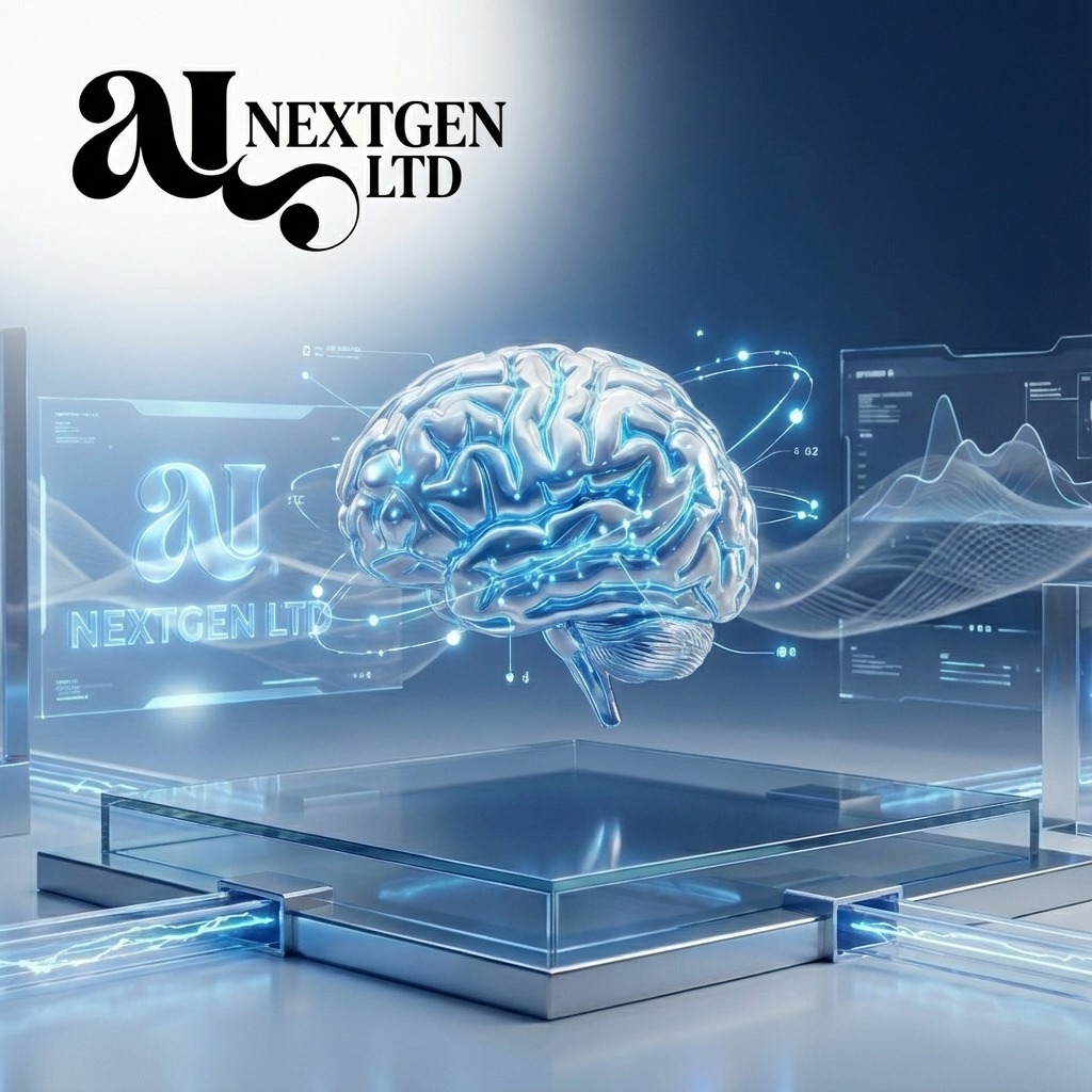 AI and Mobile Technology Illustration